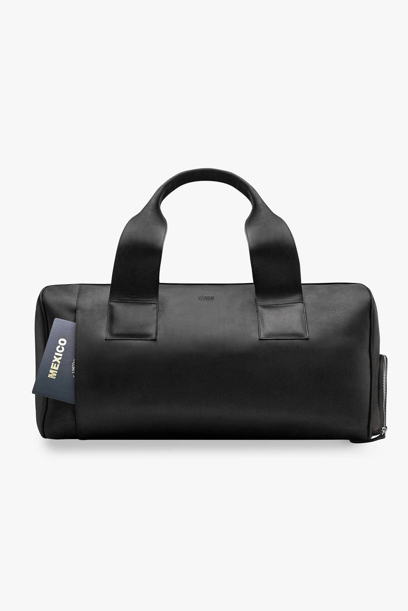 Maleta duffle de piel 28L