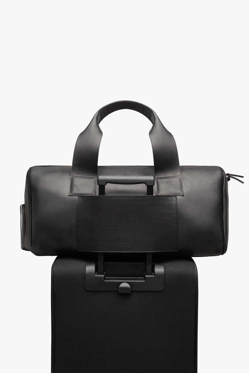 Maleta duffle de piel 28L