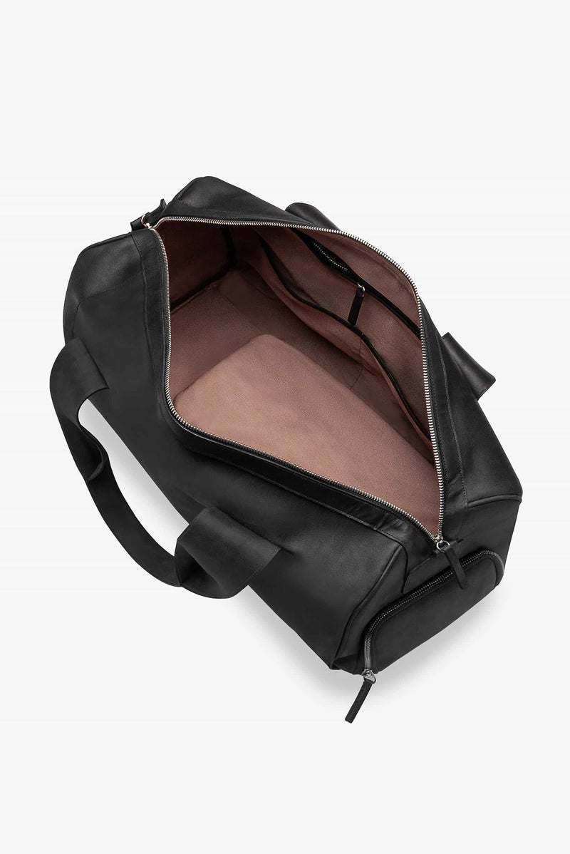 Maleta duffle de piel 28L