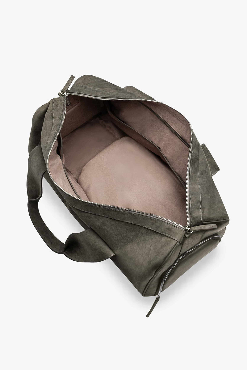 Maleta duffle de piel 28L