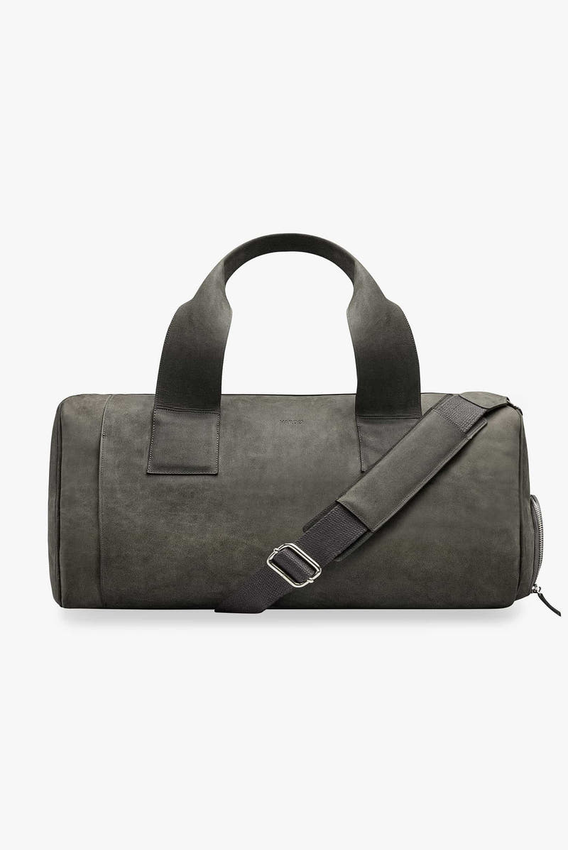 Maleta duffle de piel 28L