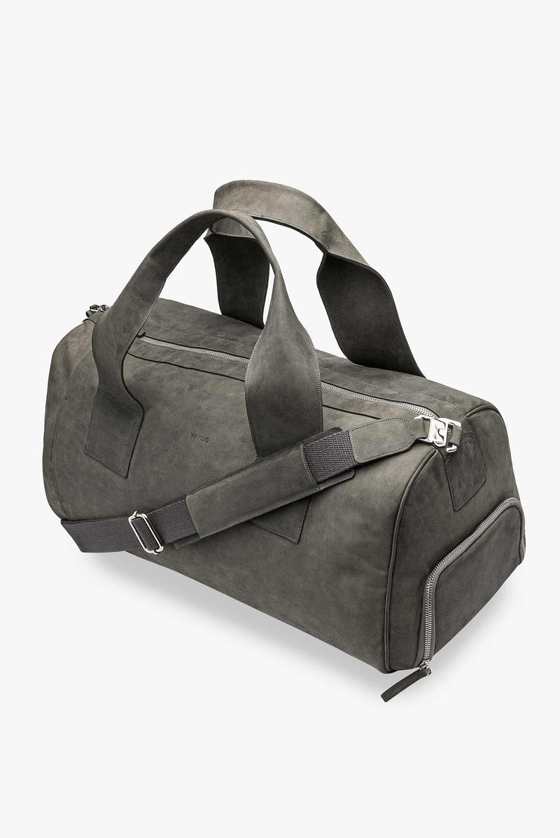 Maleta duffle de piel 28L
