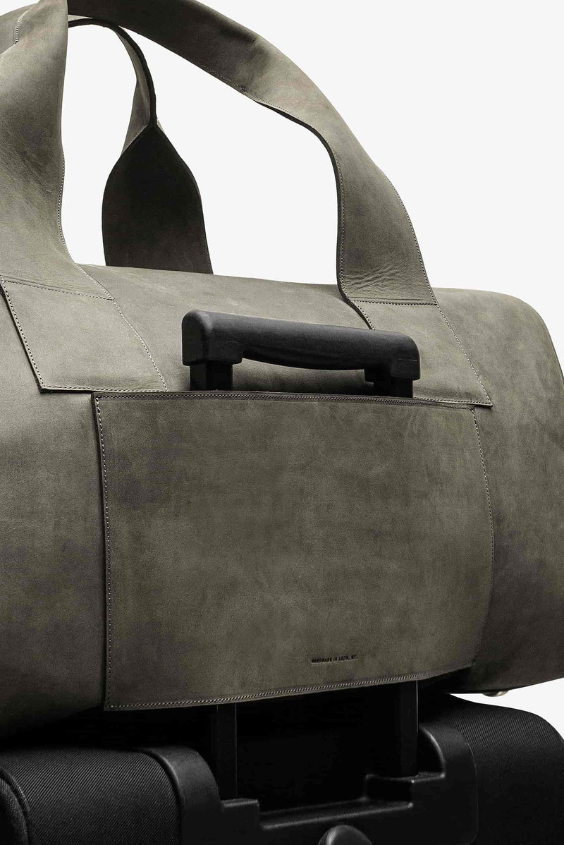Maleta duffle de piel 28L