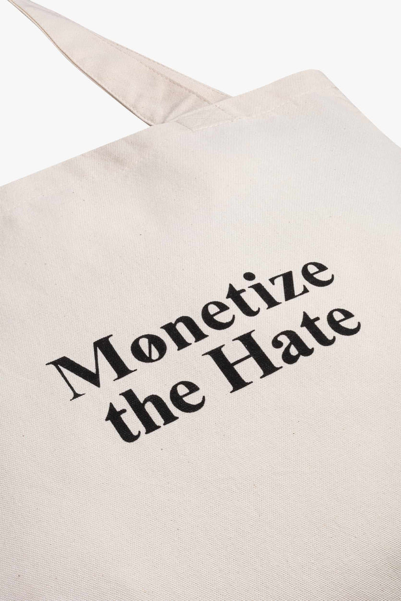 Tote de Lona Monetize The Hate