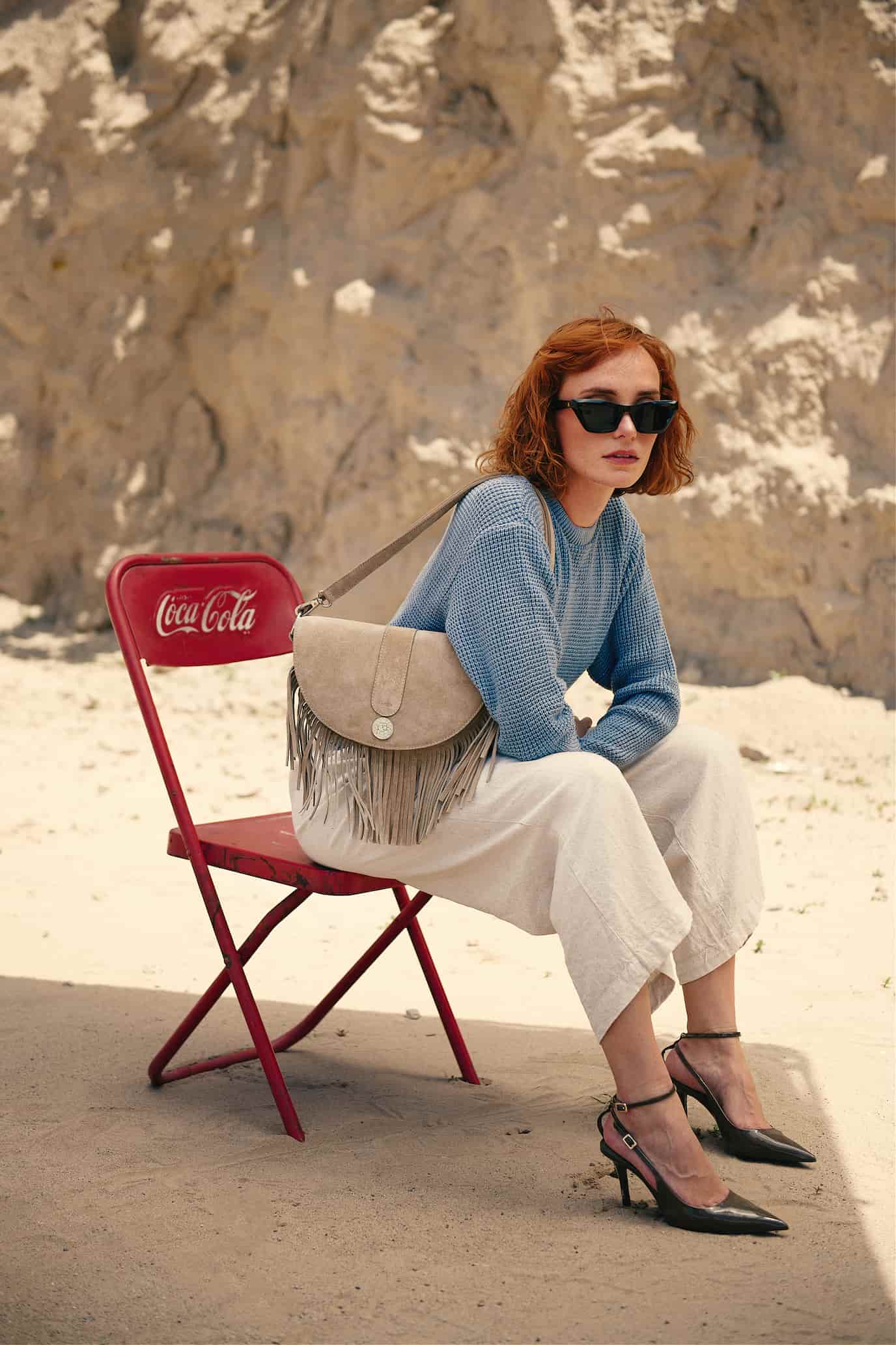 Bolsa de flecos Tessa