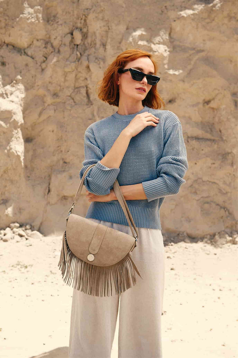Bolsa de flecos Tessa