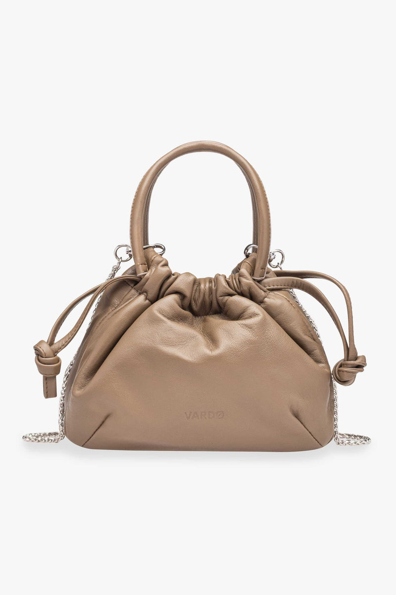 Bolsa de piel Dumpling Mila