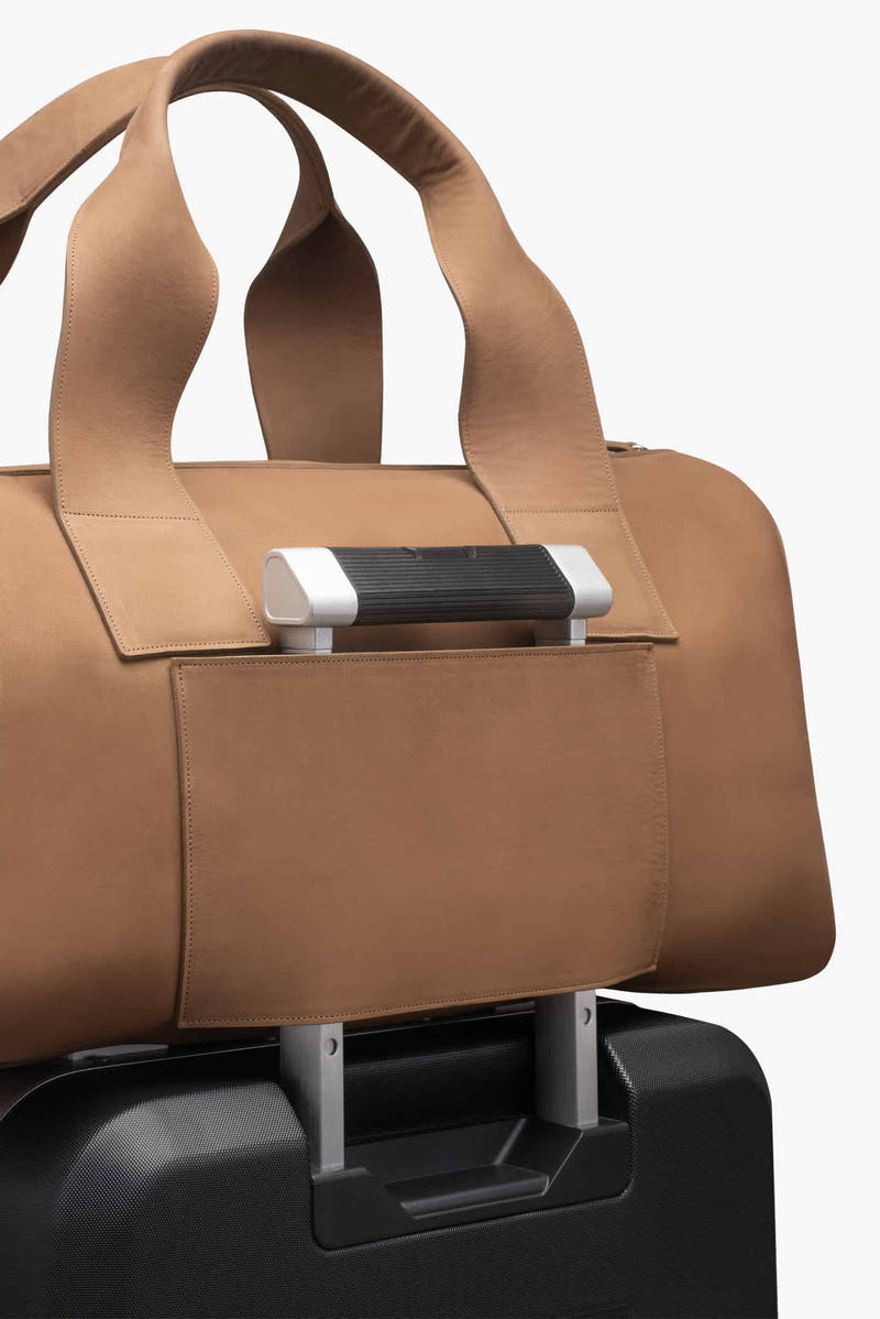 Maleta duffle de piel 28L