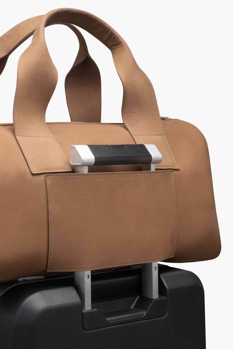 Maleta duffle de piel 28L
