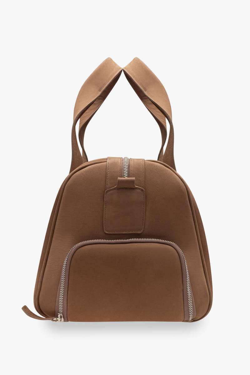 Maleta duffle de piel 28L