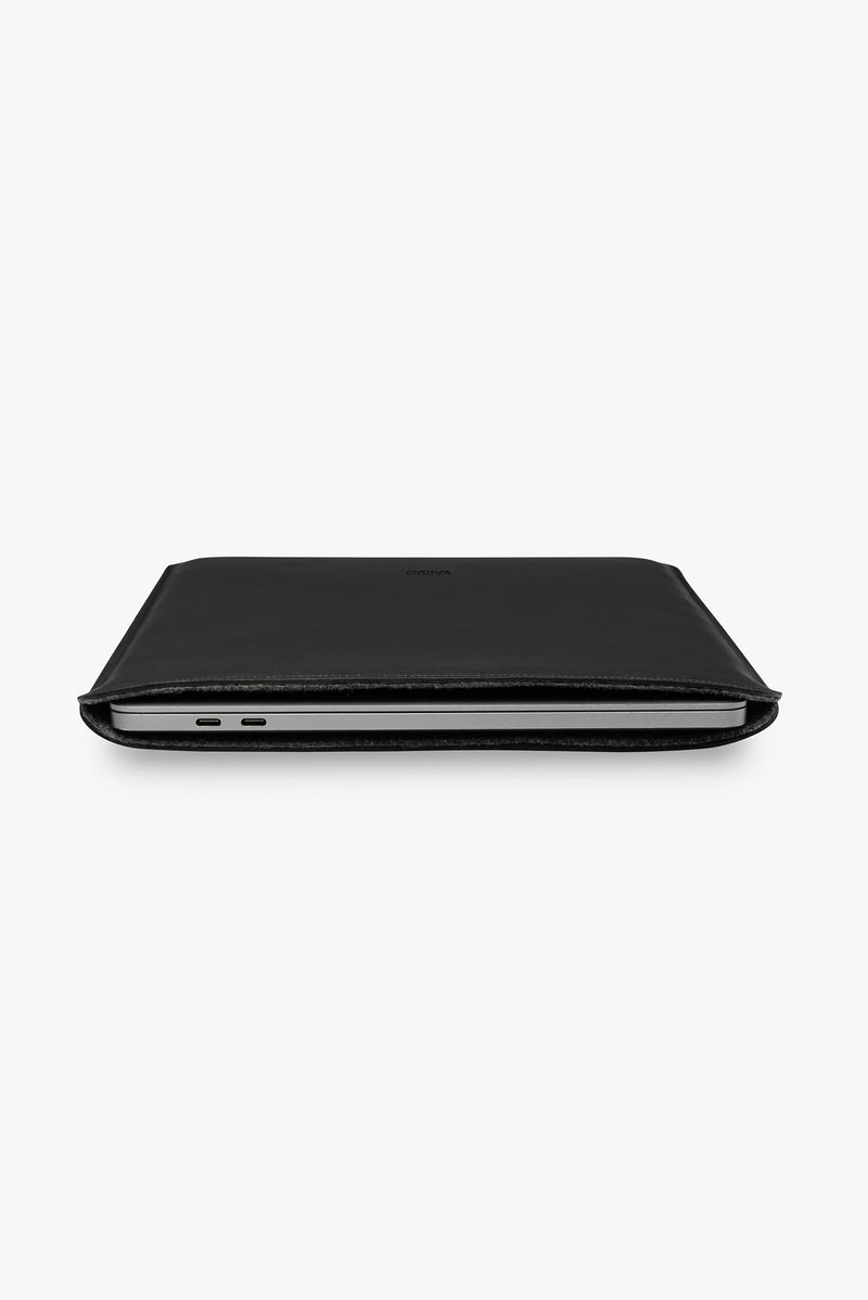 Funda para computadora de piel