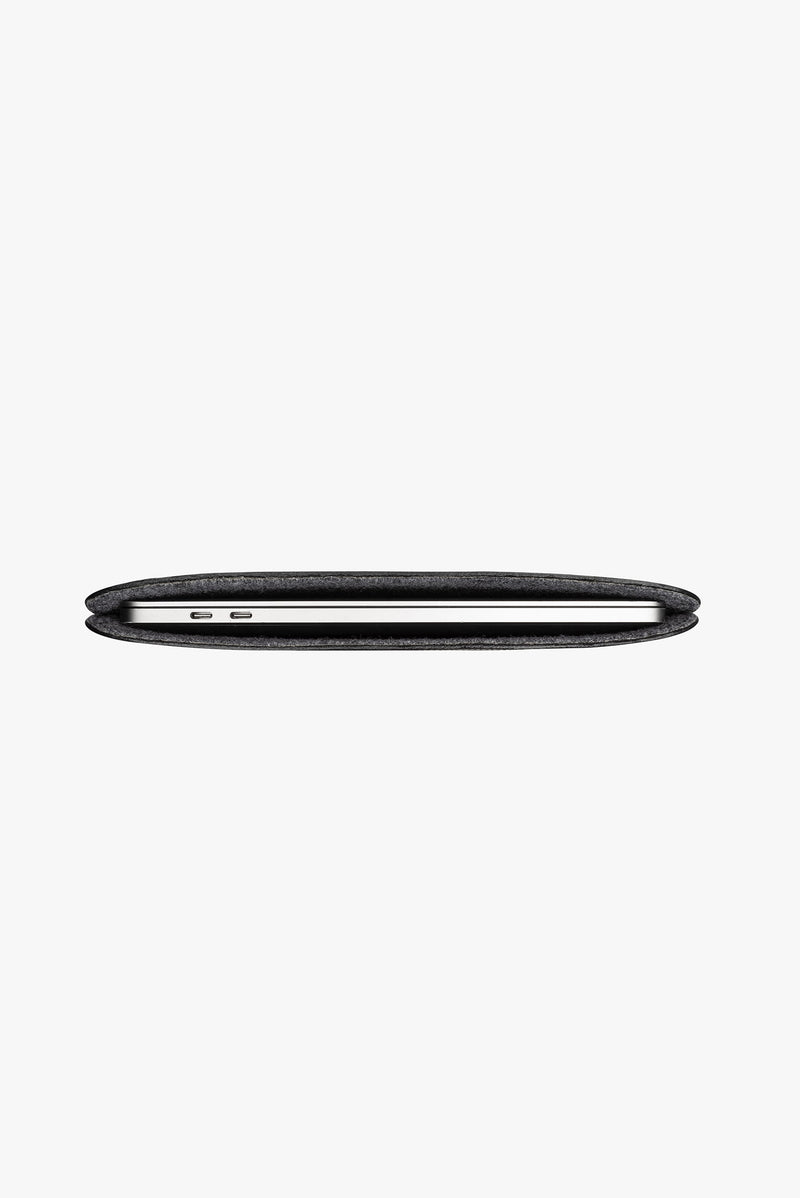 Funda para computadora de piel