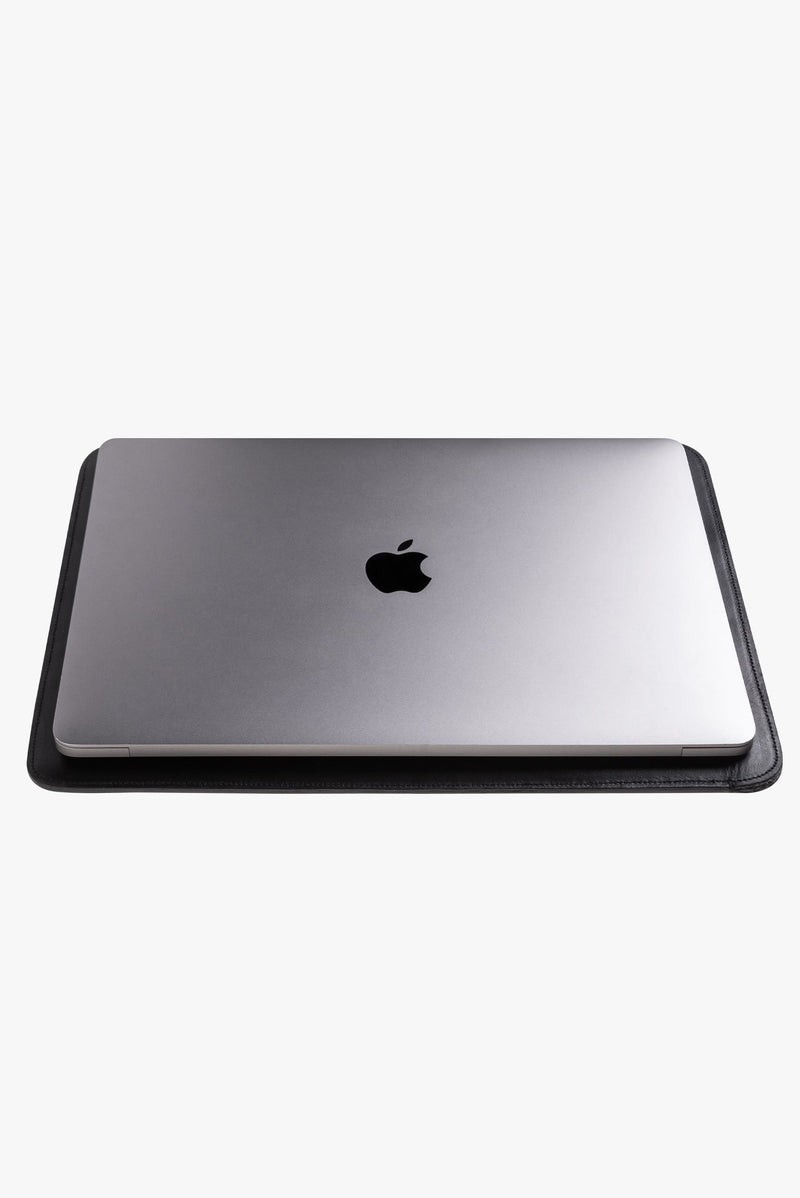 Funda para computadora de piel