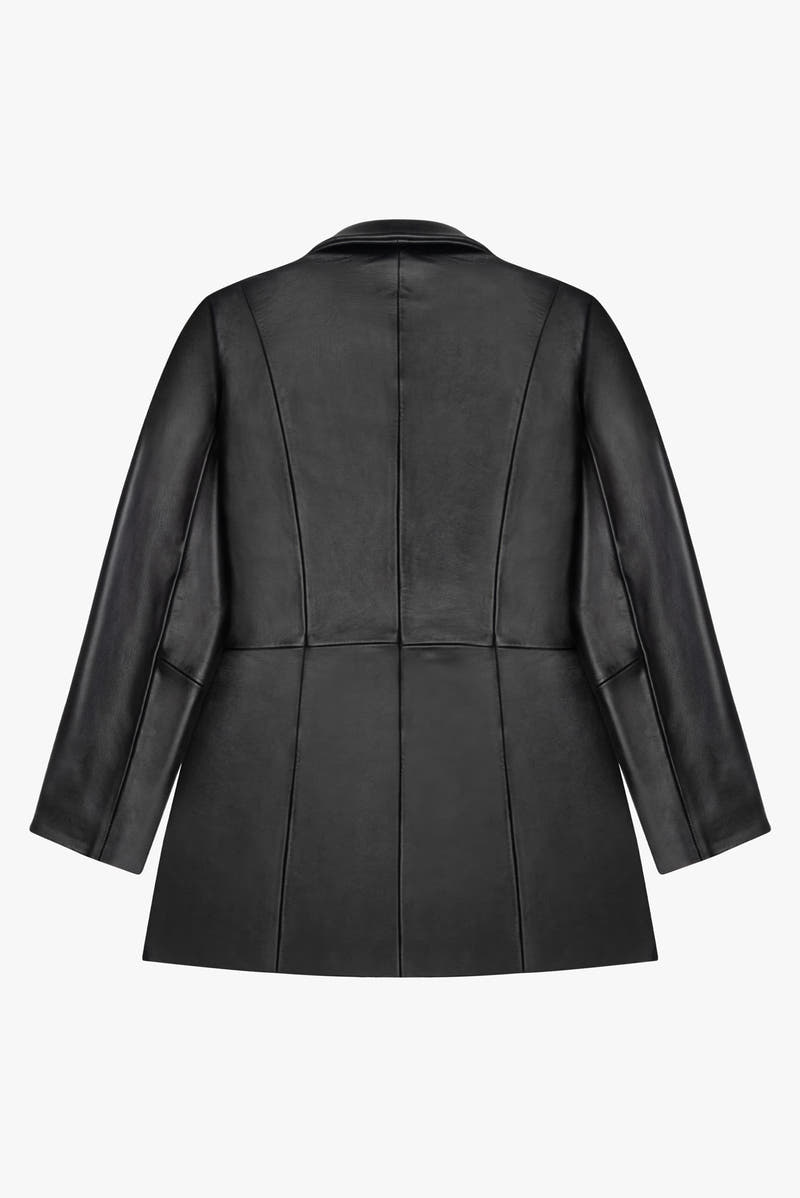 Saco de piel negro mujer - SELINA