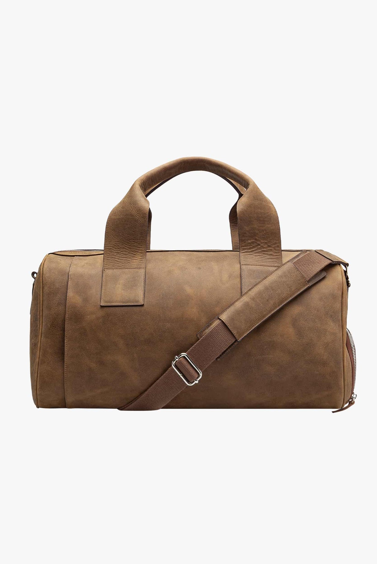 Maleta duffle de piel 28L