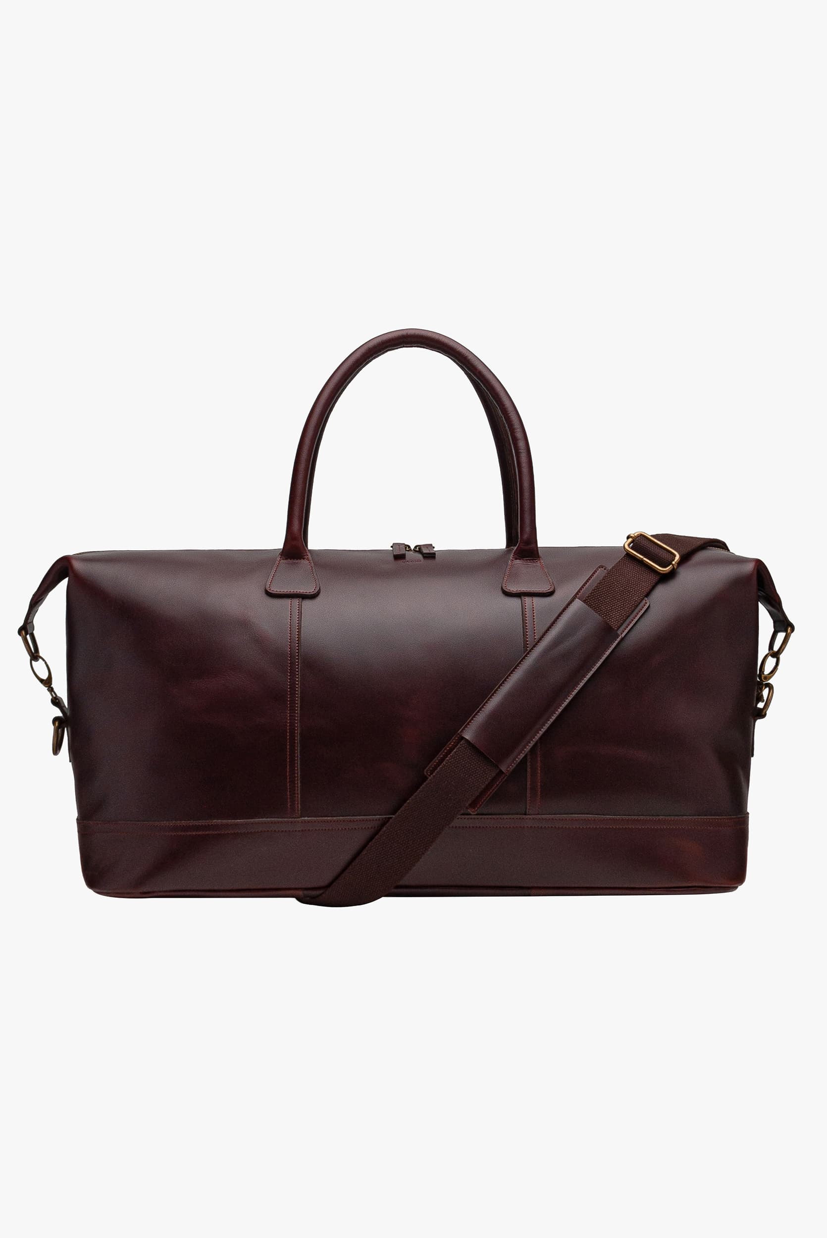 Maleta de piel Deluxe XL - Caoba