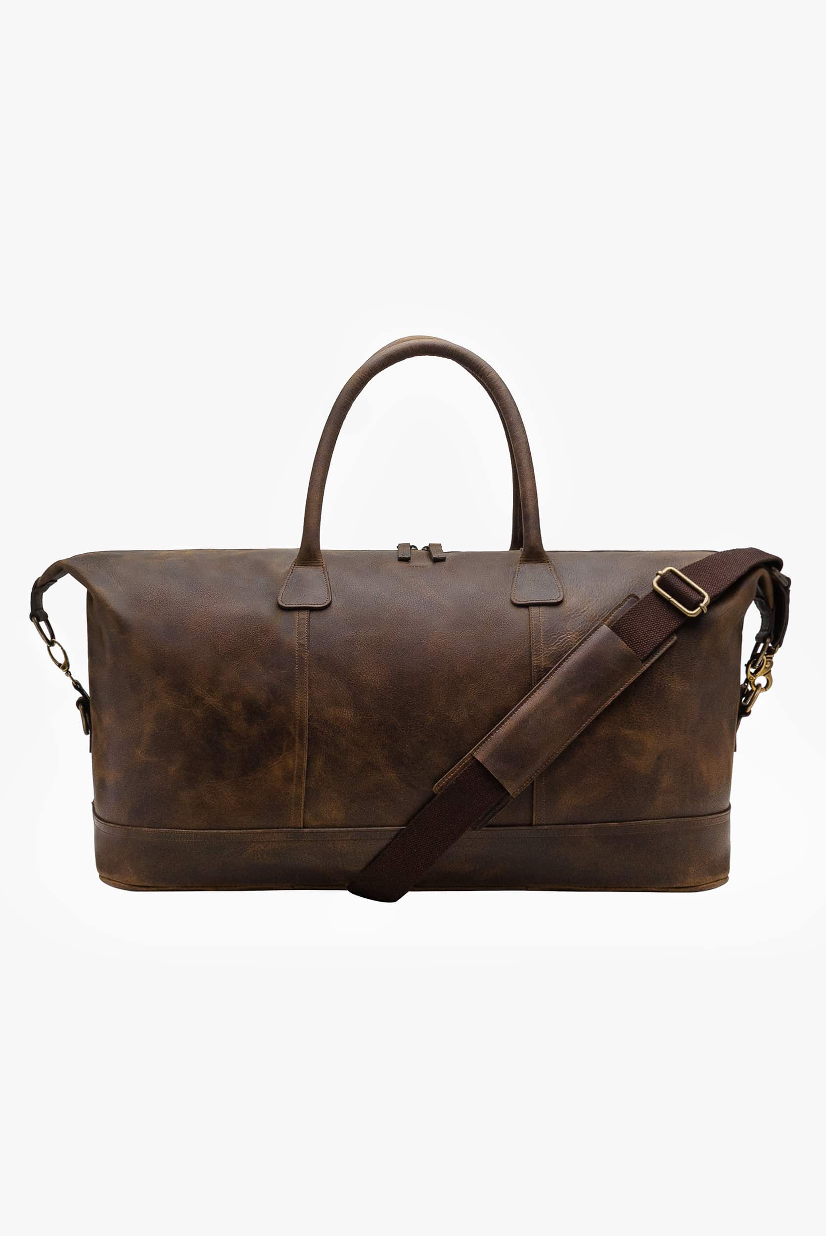 Maleta de piel Deluxe XL - Dark Brown
