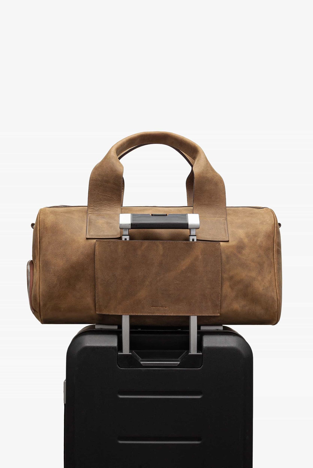 Maleta duffle de piel 28L