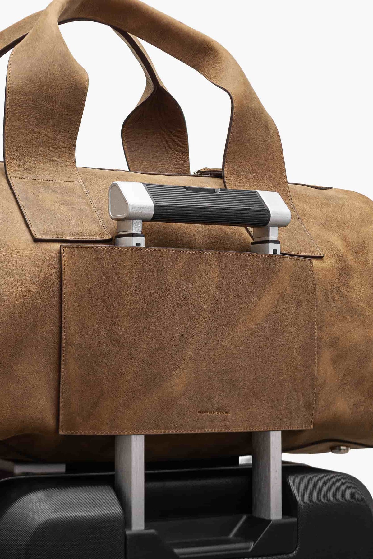 Maleta duffle de piel 28L