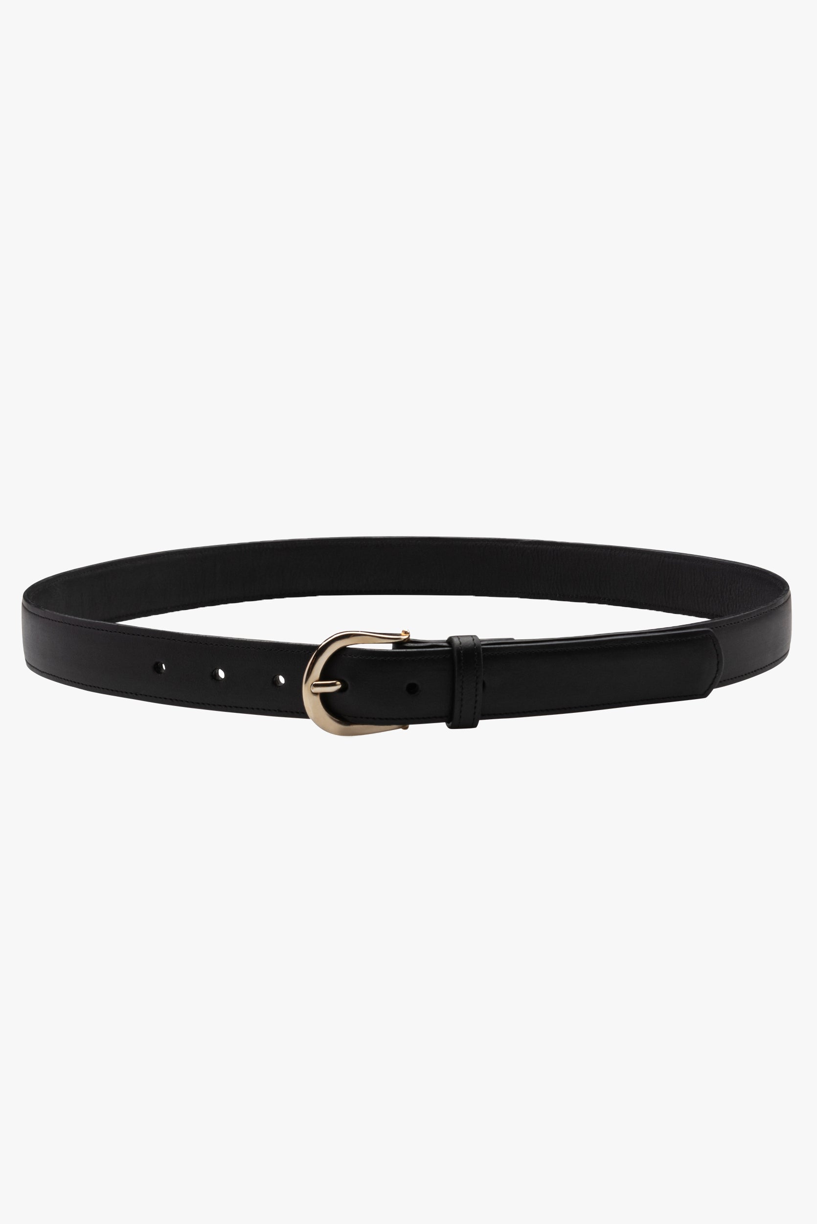 Cinturon dama de piel - Negro