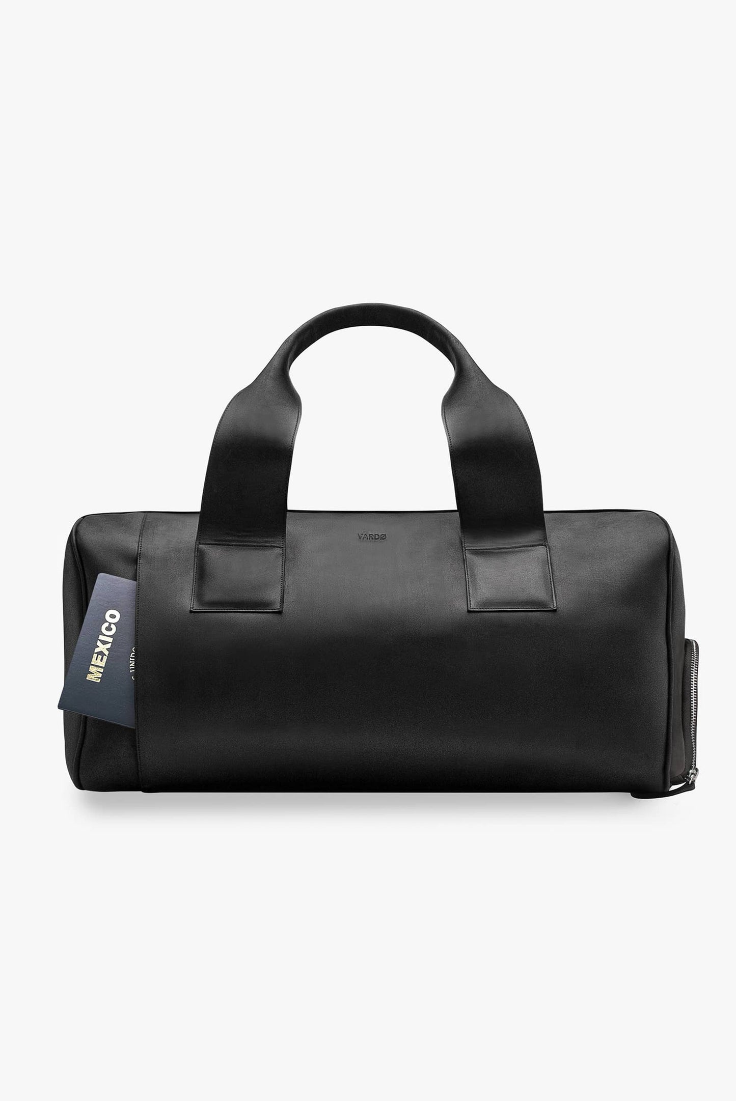 Maleta duffle de piel
