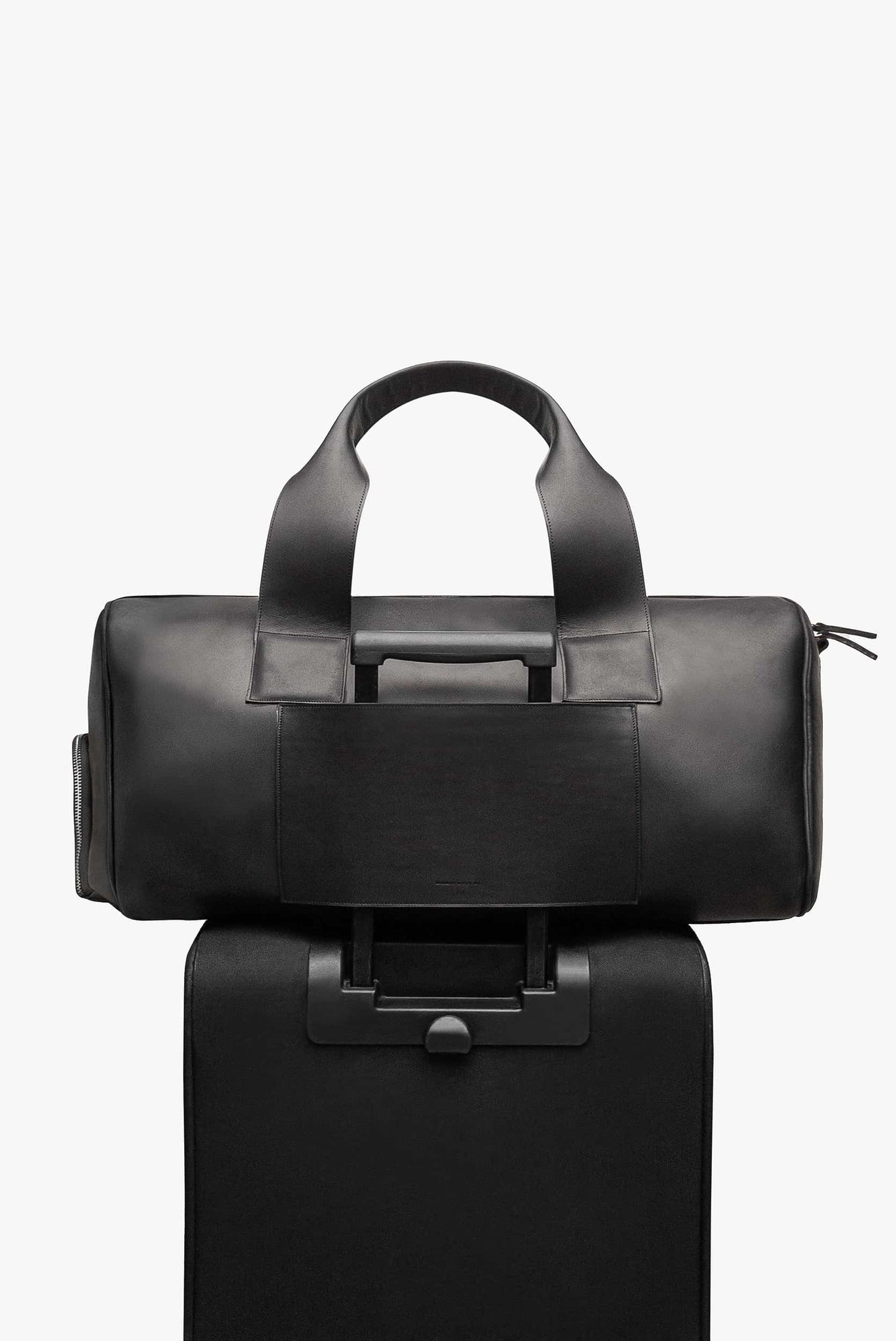 Maleta duffle de piel