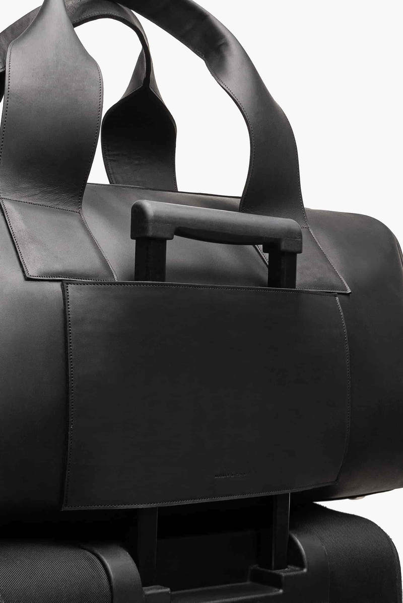 Maleta duffle de piel 28L