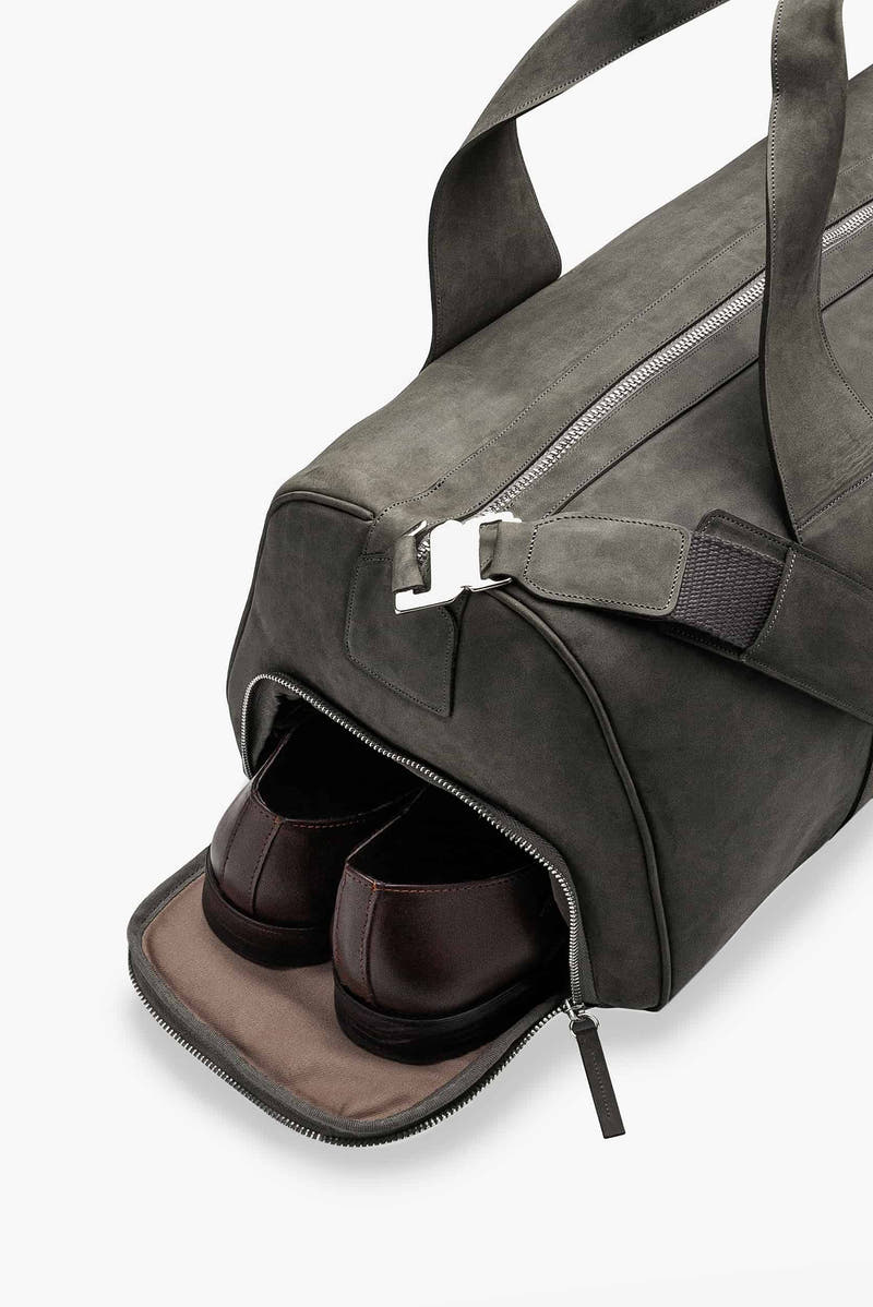 Maleta duffle de piel 28L