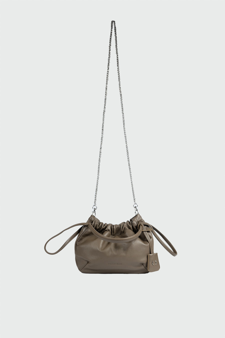 Bolsa de piel Dumpling Mila