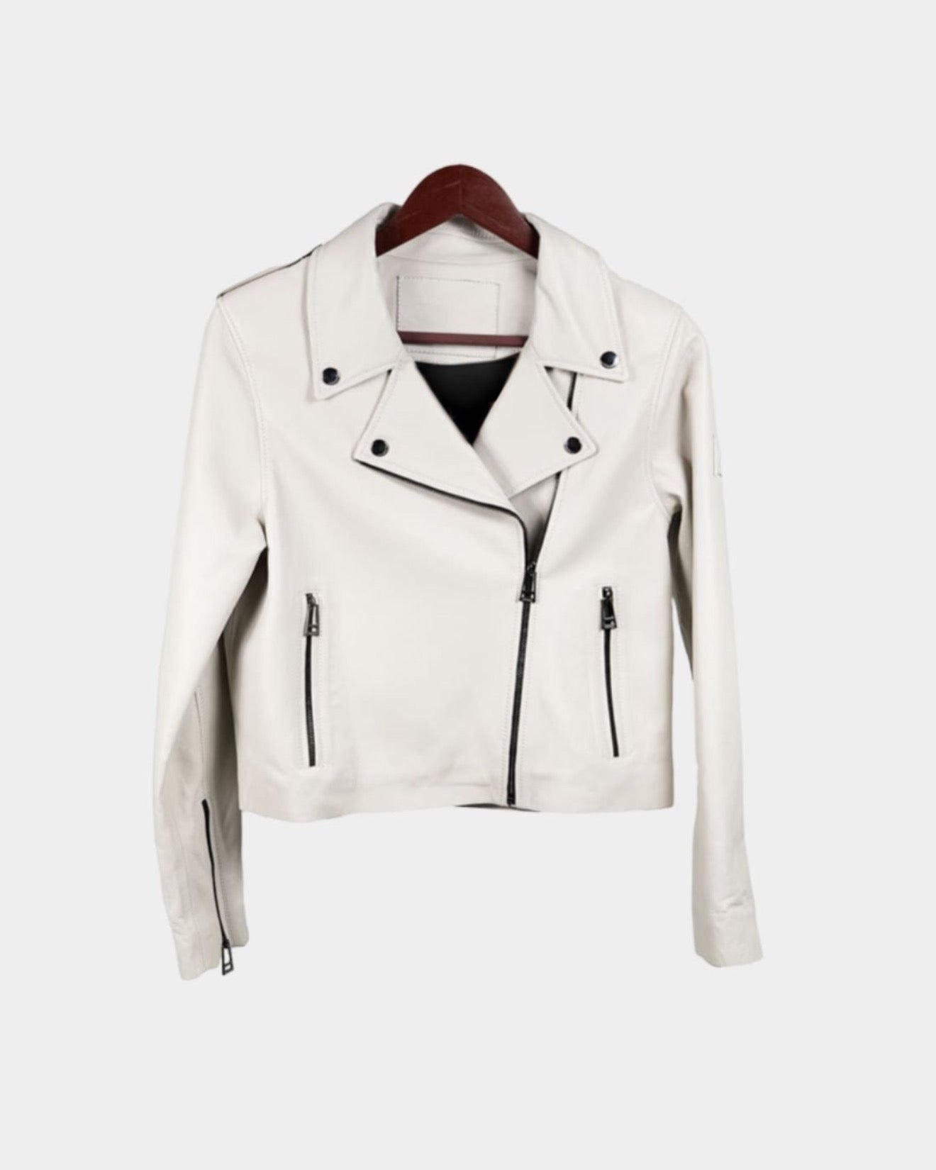 Tag para maleta de piel - Negro