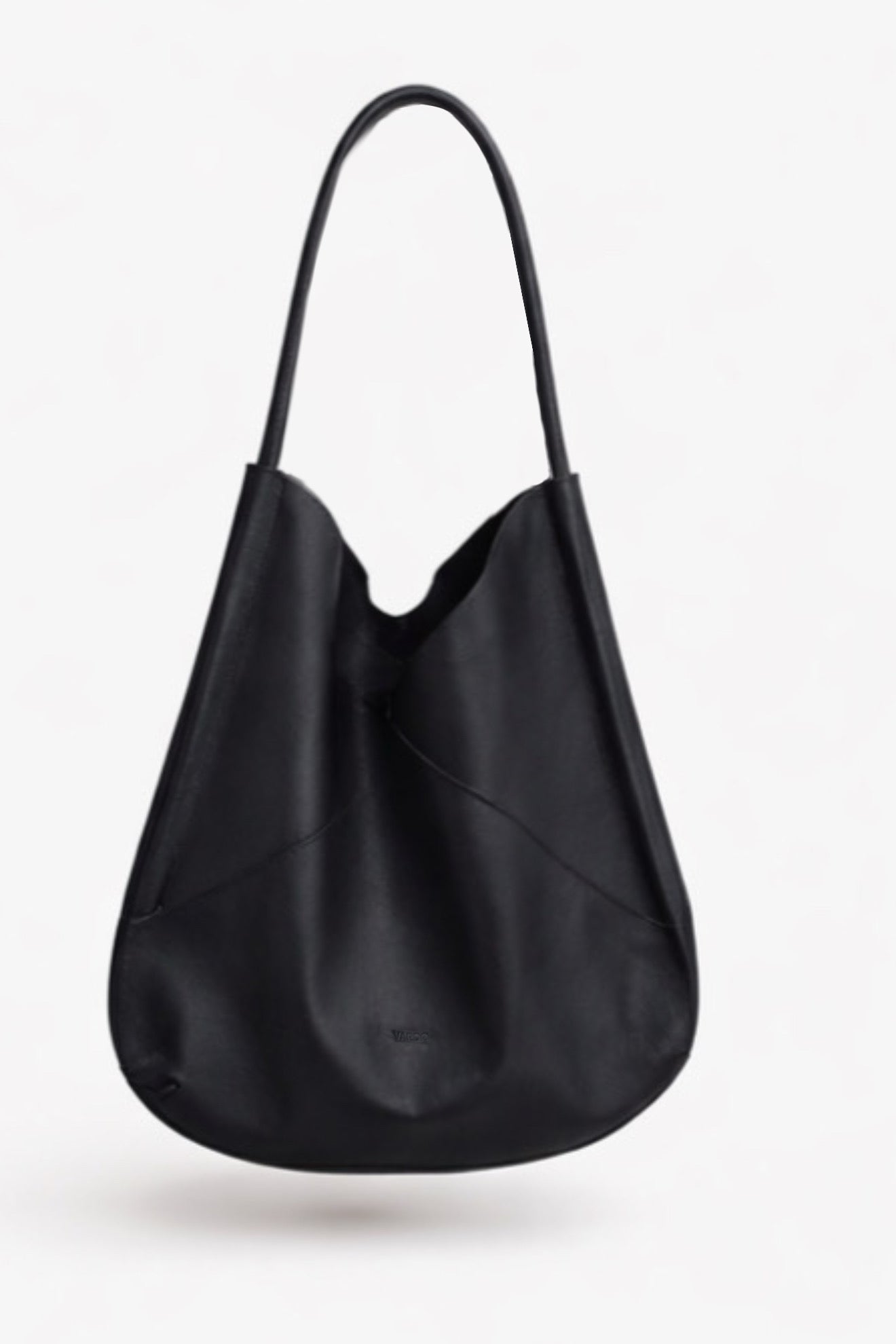 Tag para maleta de piel - Negro