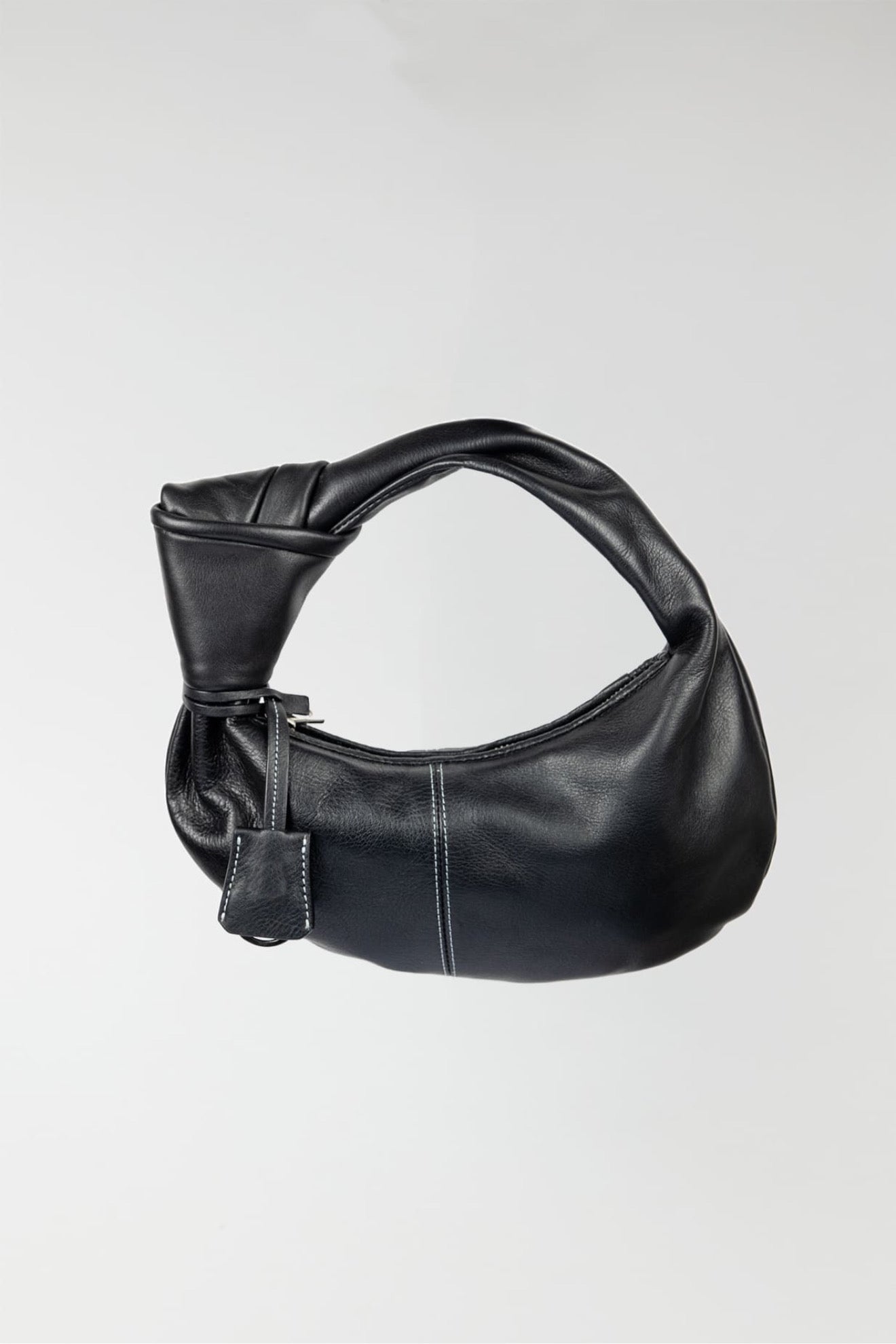 Tag para maleta de piel - Negro