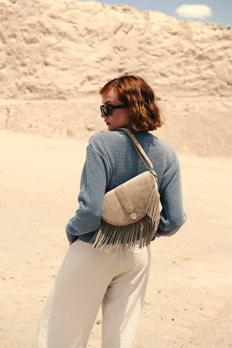 Bolsa de flecos Tessa