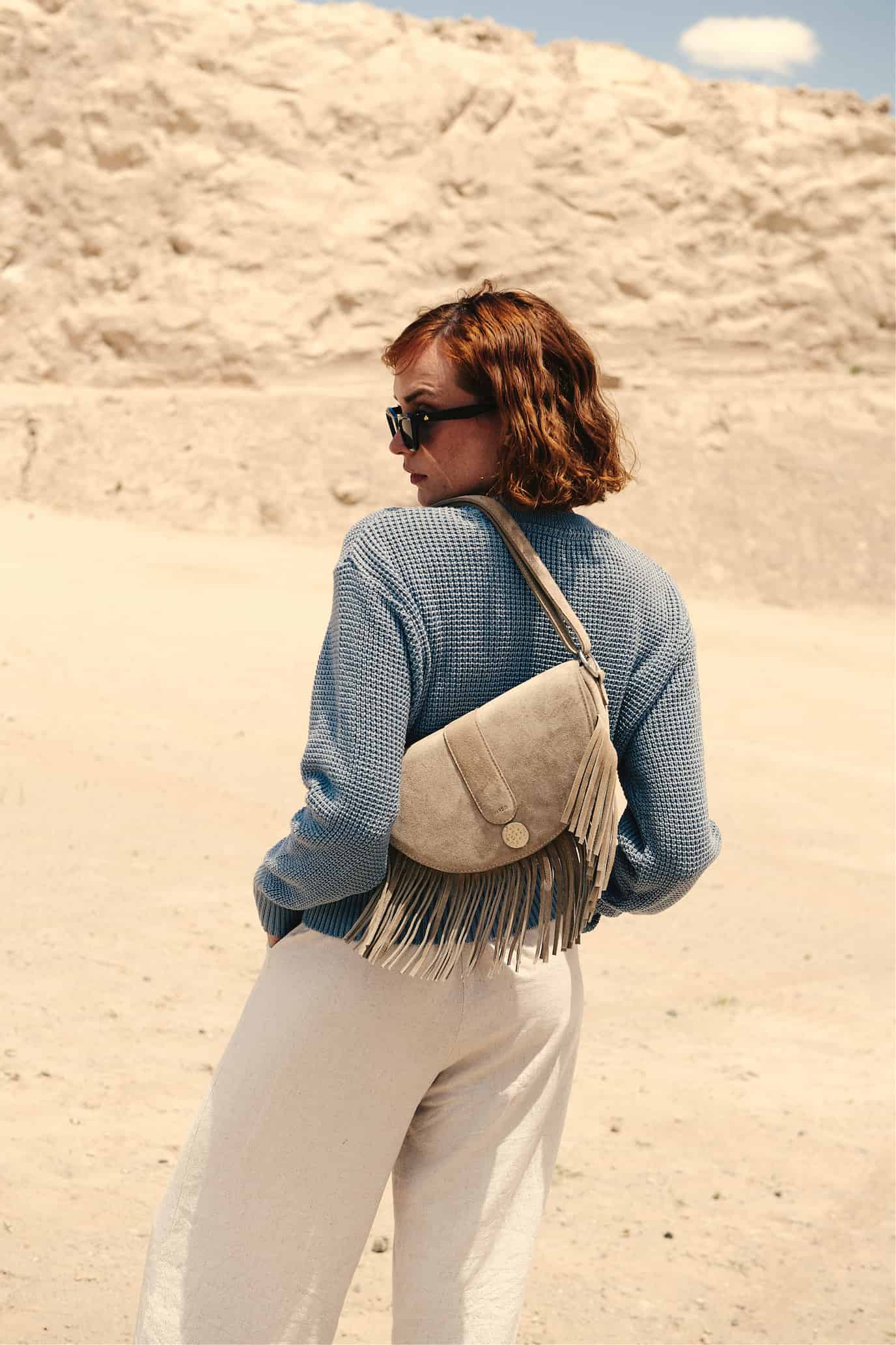 Bolsa de flecos Tessa