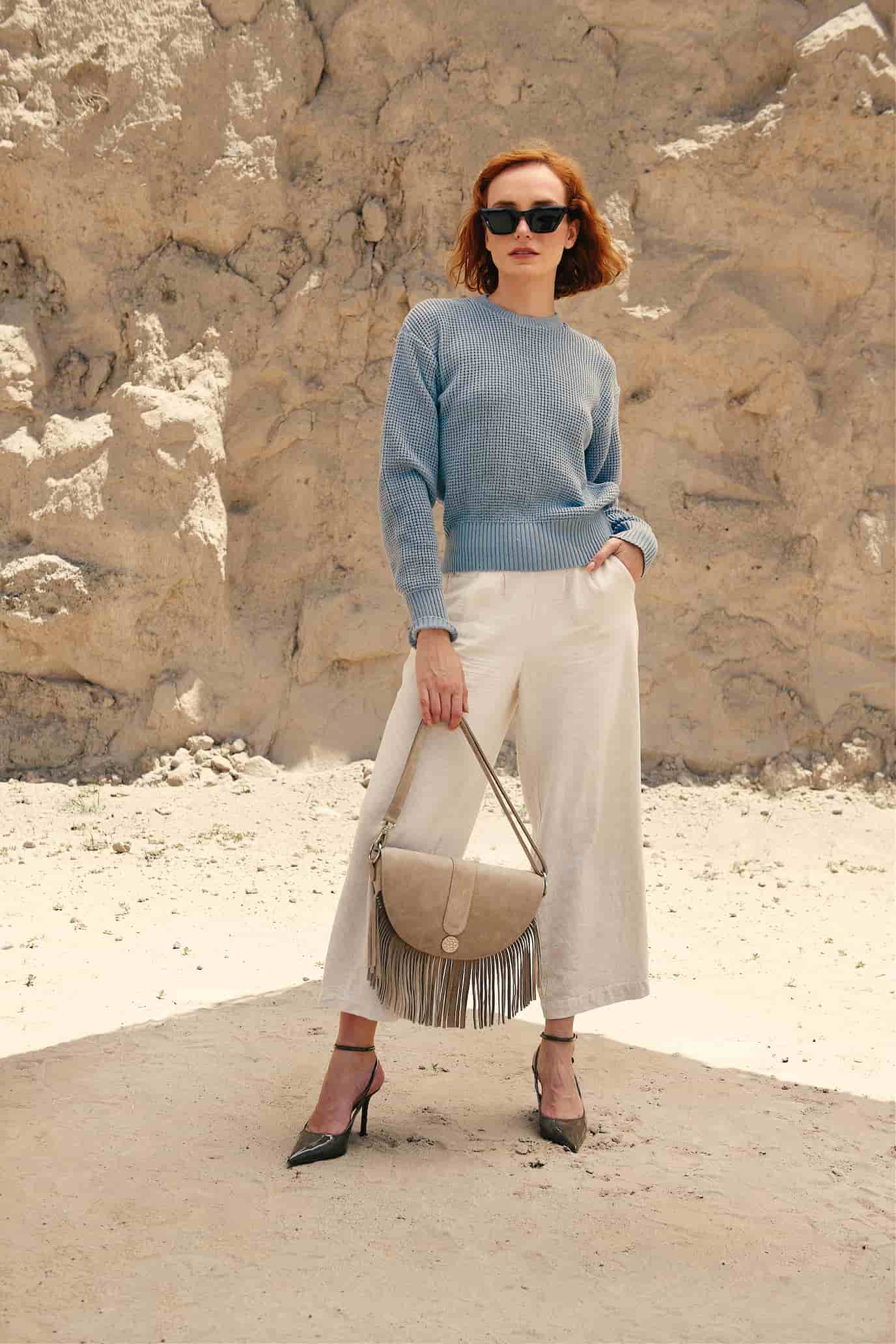 Bolsa de flecos Tessa