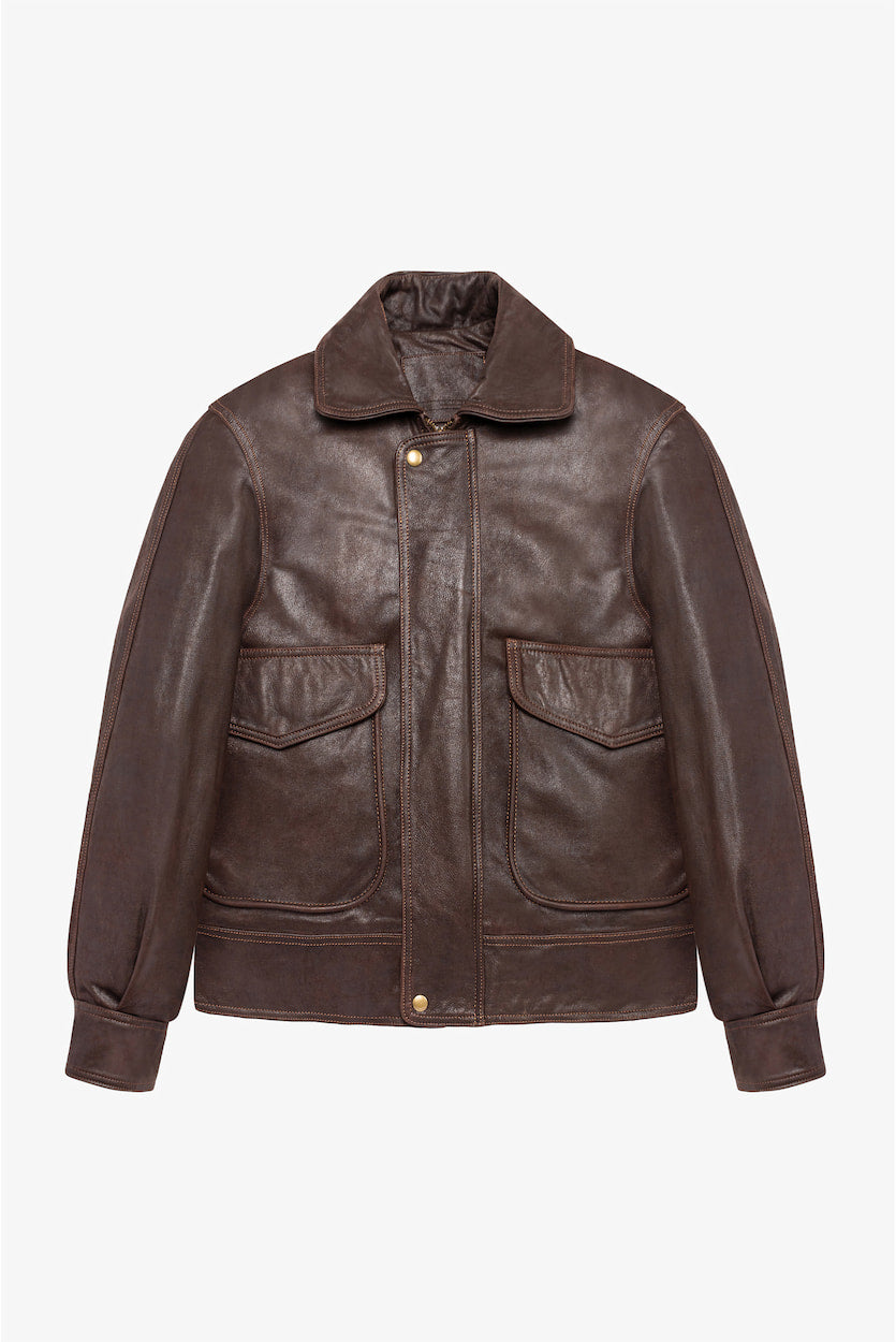 Chamarra Aviador - Brown