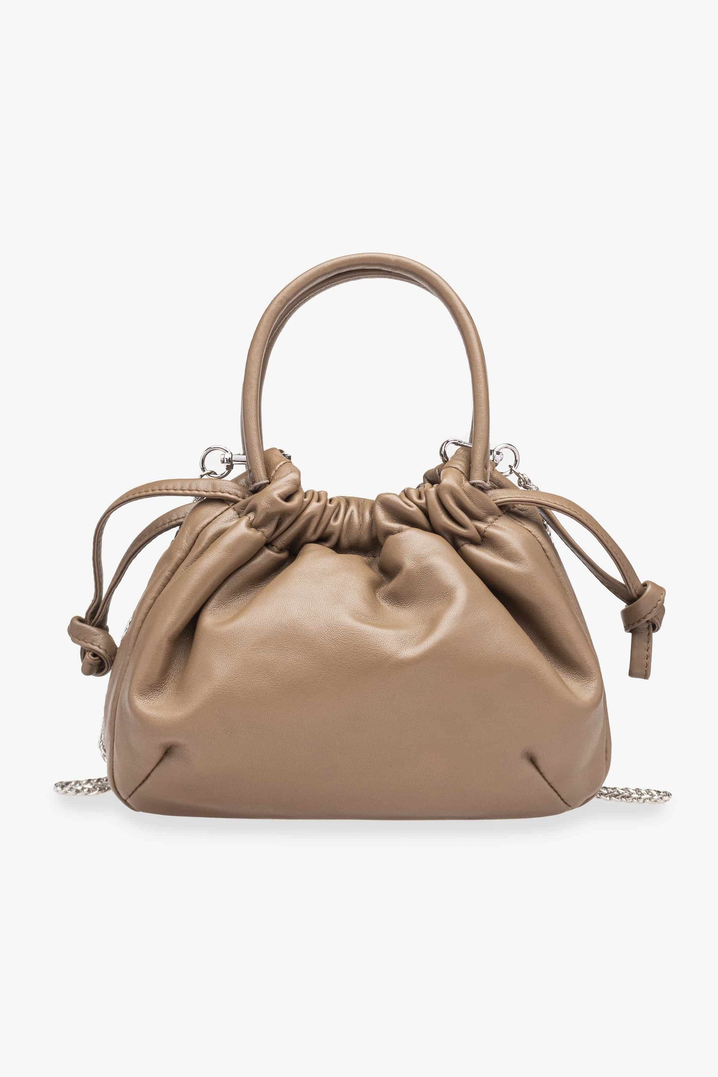 Bolsa de piel Dumpling Mila