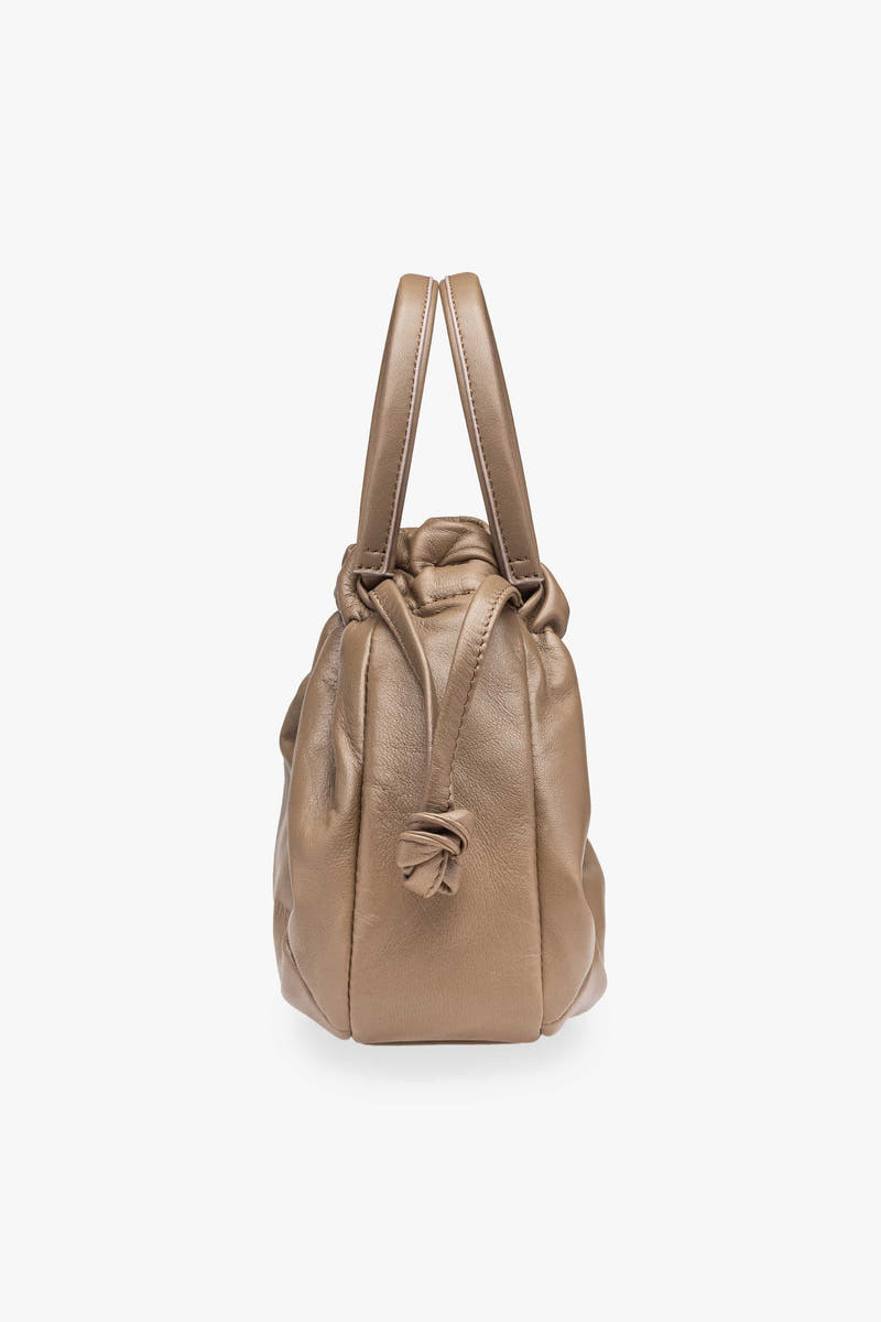 Bolsa de piel Dumpling Mila