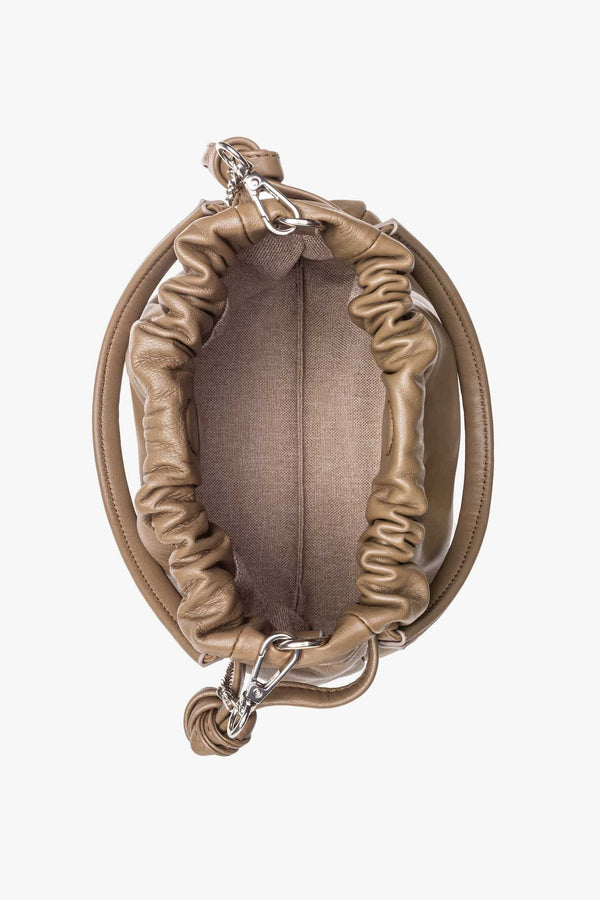 Bolsa de piel Dumpling Mila