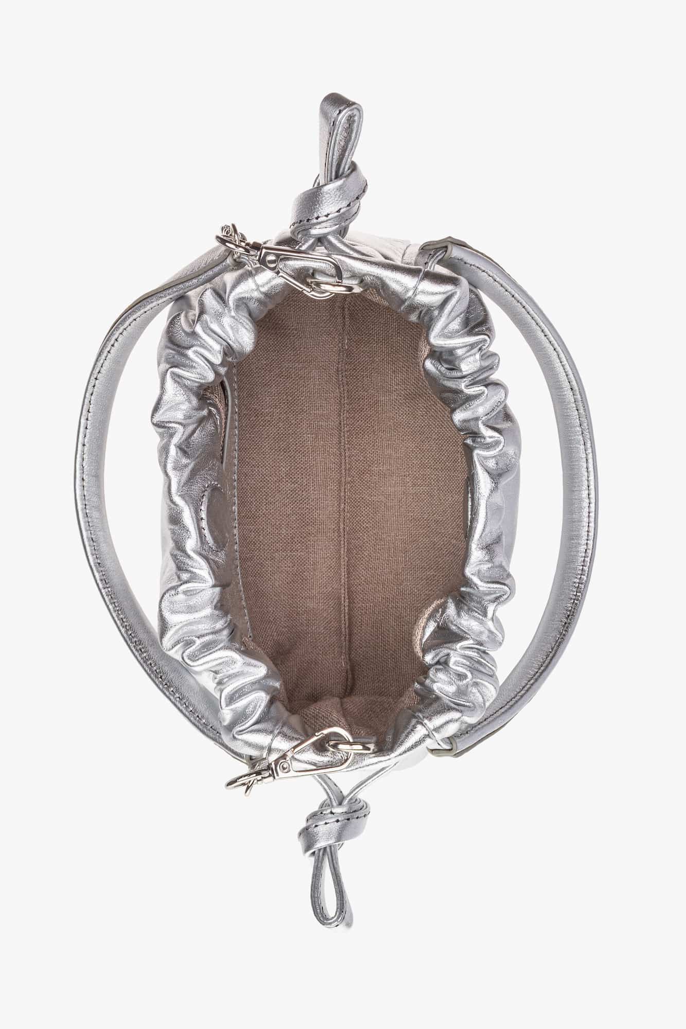 Bolsa de piel Dumpling Mila