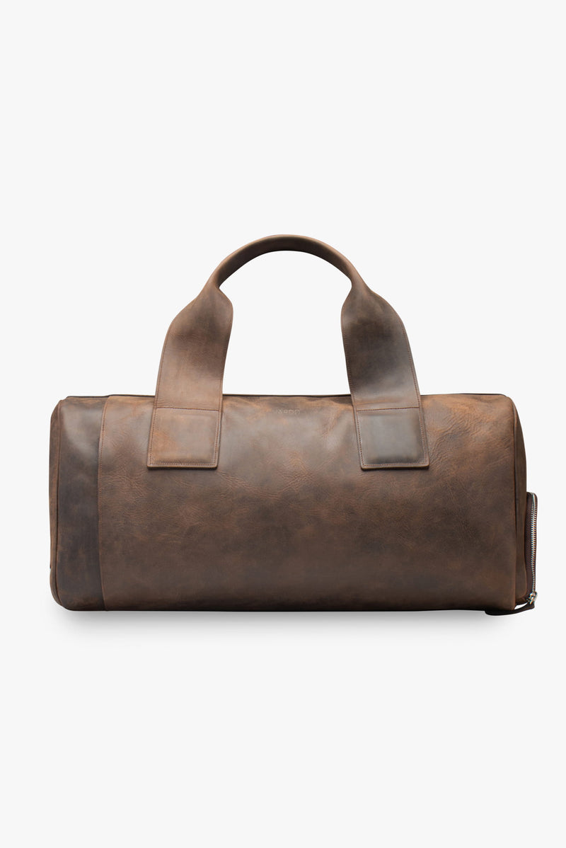 Maleta duffle de piel 28L