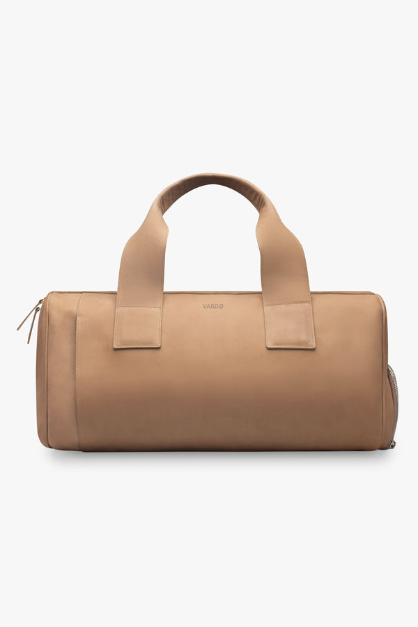 Maleta duffle de piel