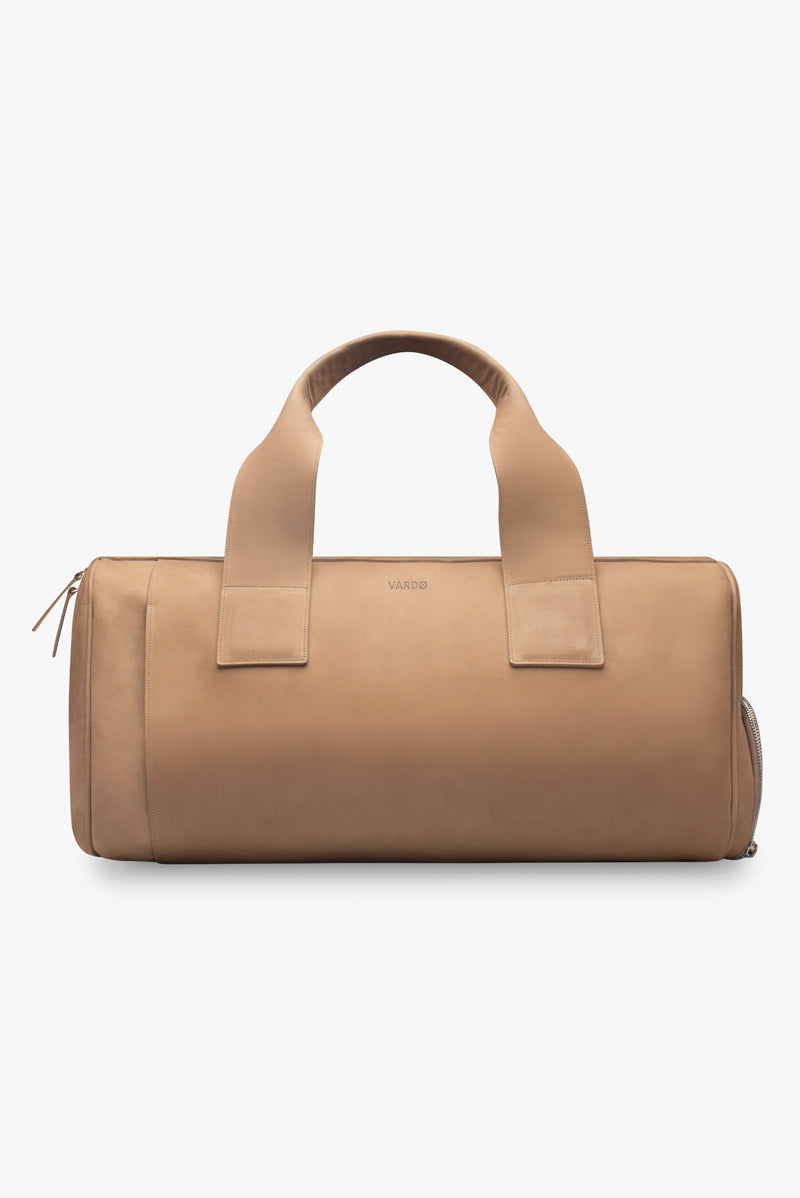 Maleta duffle de piel 28L