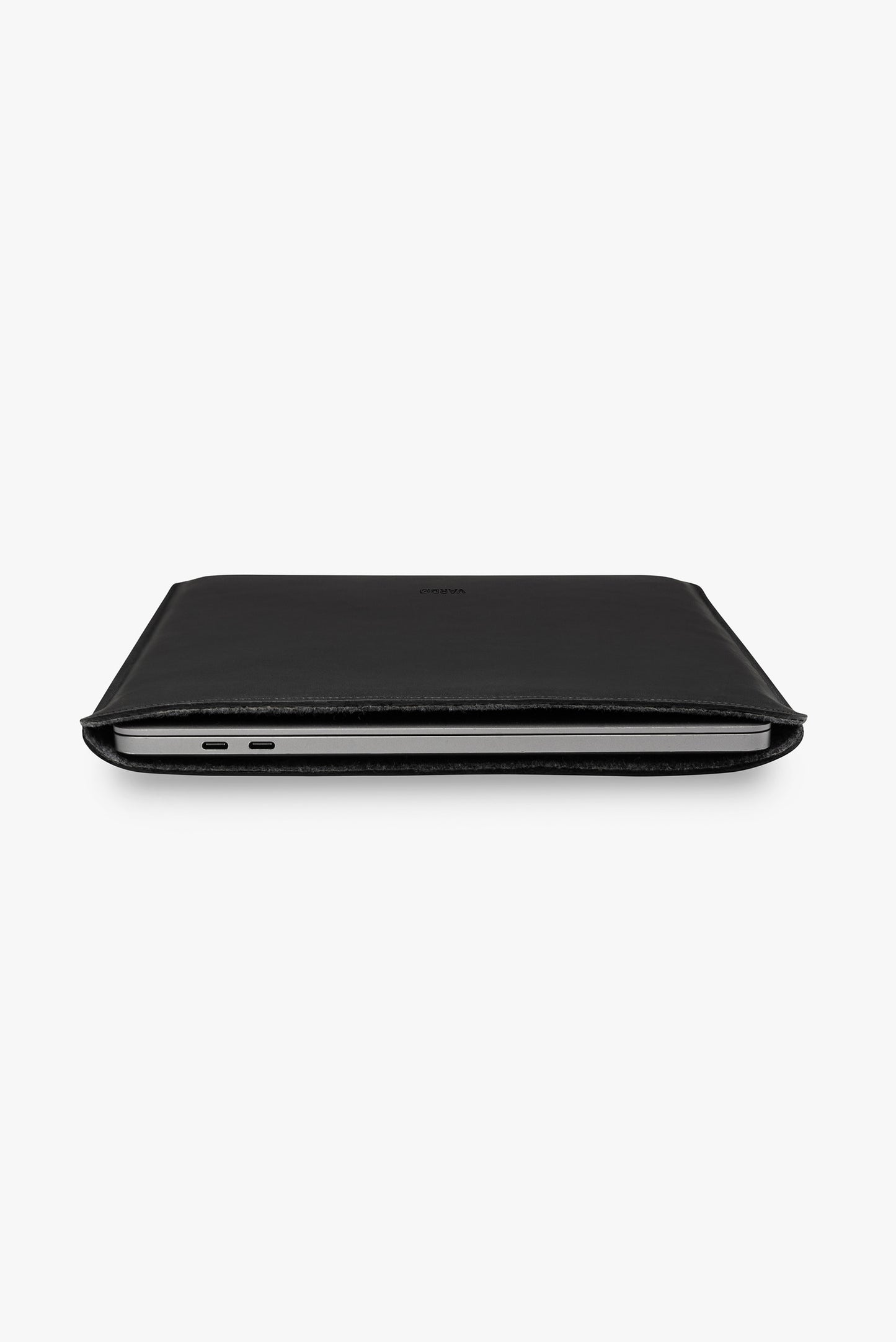 Funda para computadora de piel