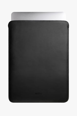 Funda para computadora de piel