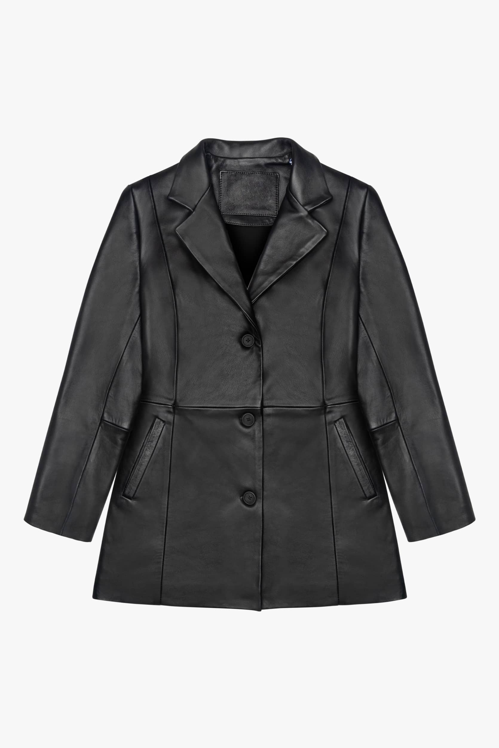 Saco de piel negro mujer - SELINA - Black