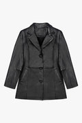 Saco de piel negro mujer - SELINA