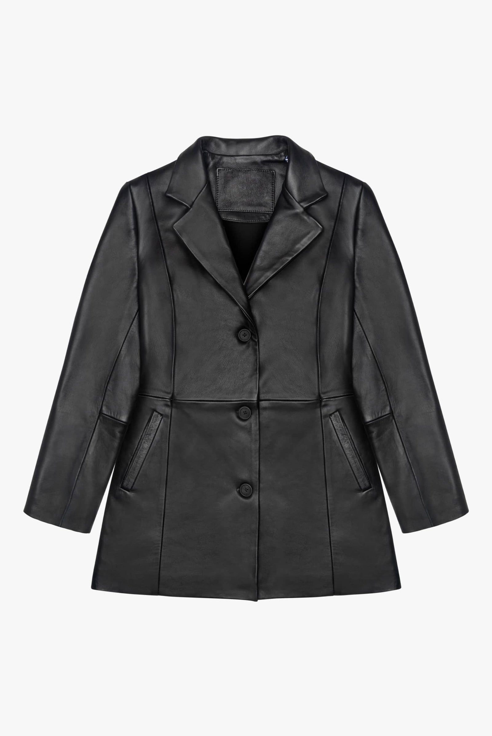 Saco de piel negro mujer - SELINA