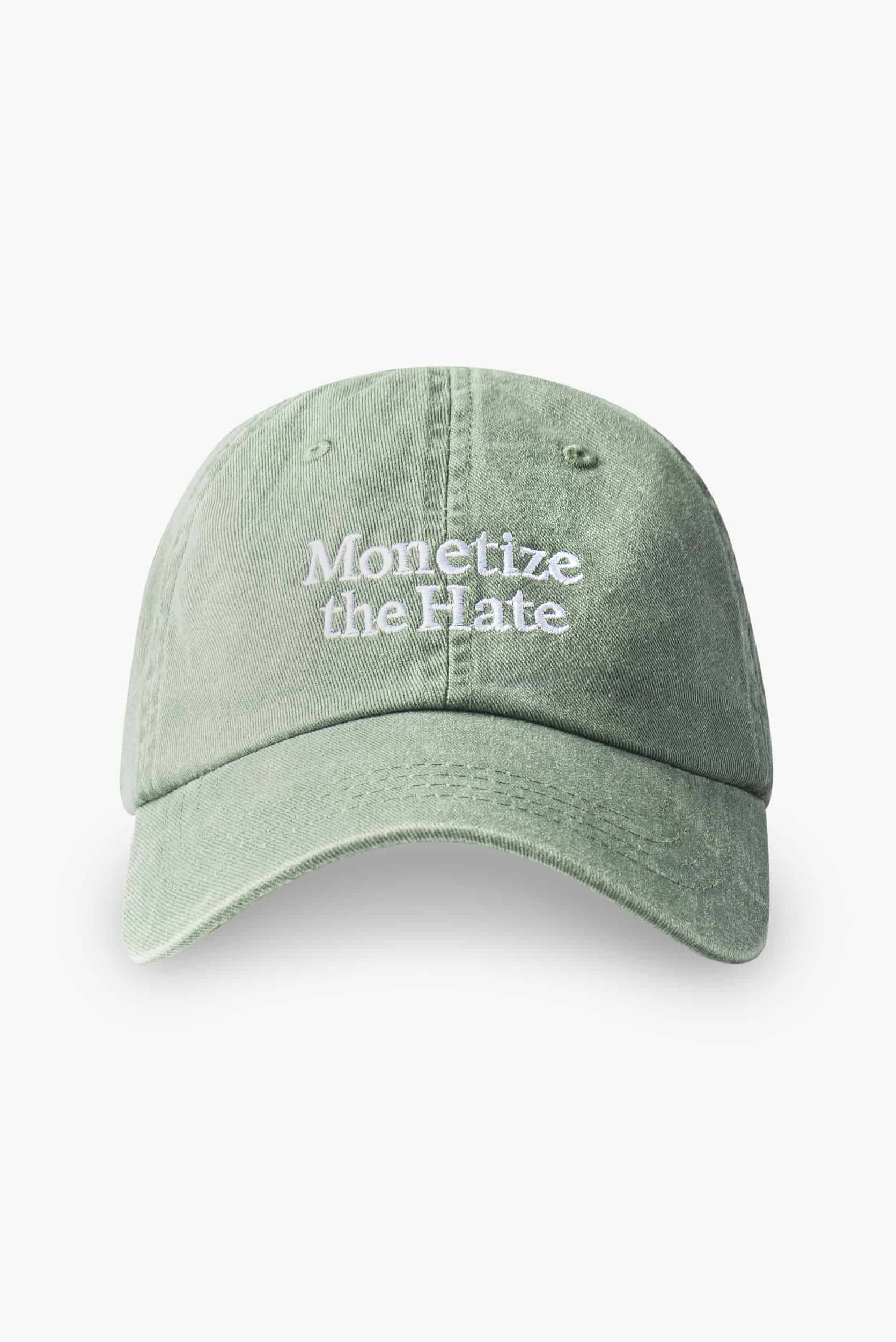 Gorra Monetize the Hate - Verde olivo